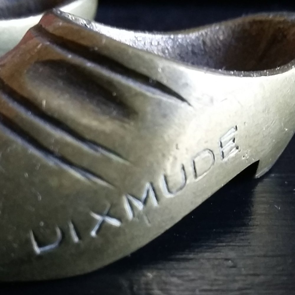 Vintage Pair of Mini Clogs Trinket Brass Souvenir From Dixmude Belgium